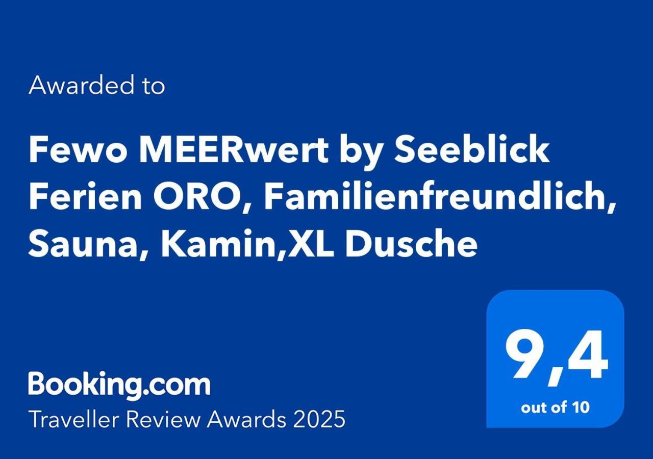 Fewo Meerwert By Seeblick Ferien Oro, Familienfreundlich, Sauna, Kamin,Xl Dusche Olpenitz Buitenkant foto
